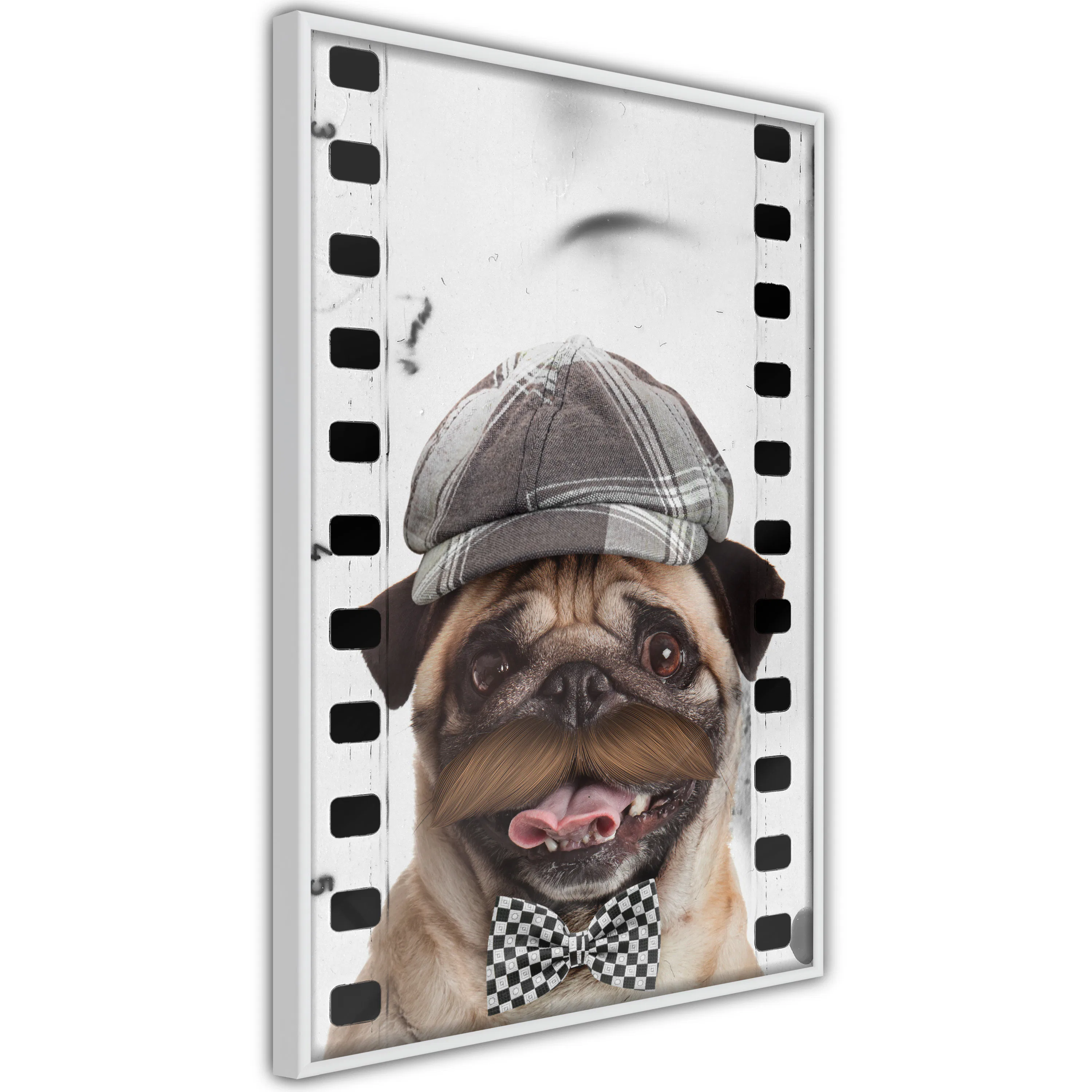 Poster Artgeist Affisch Pug In Hat