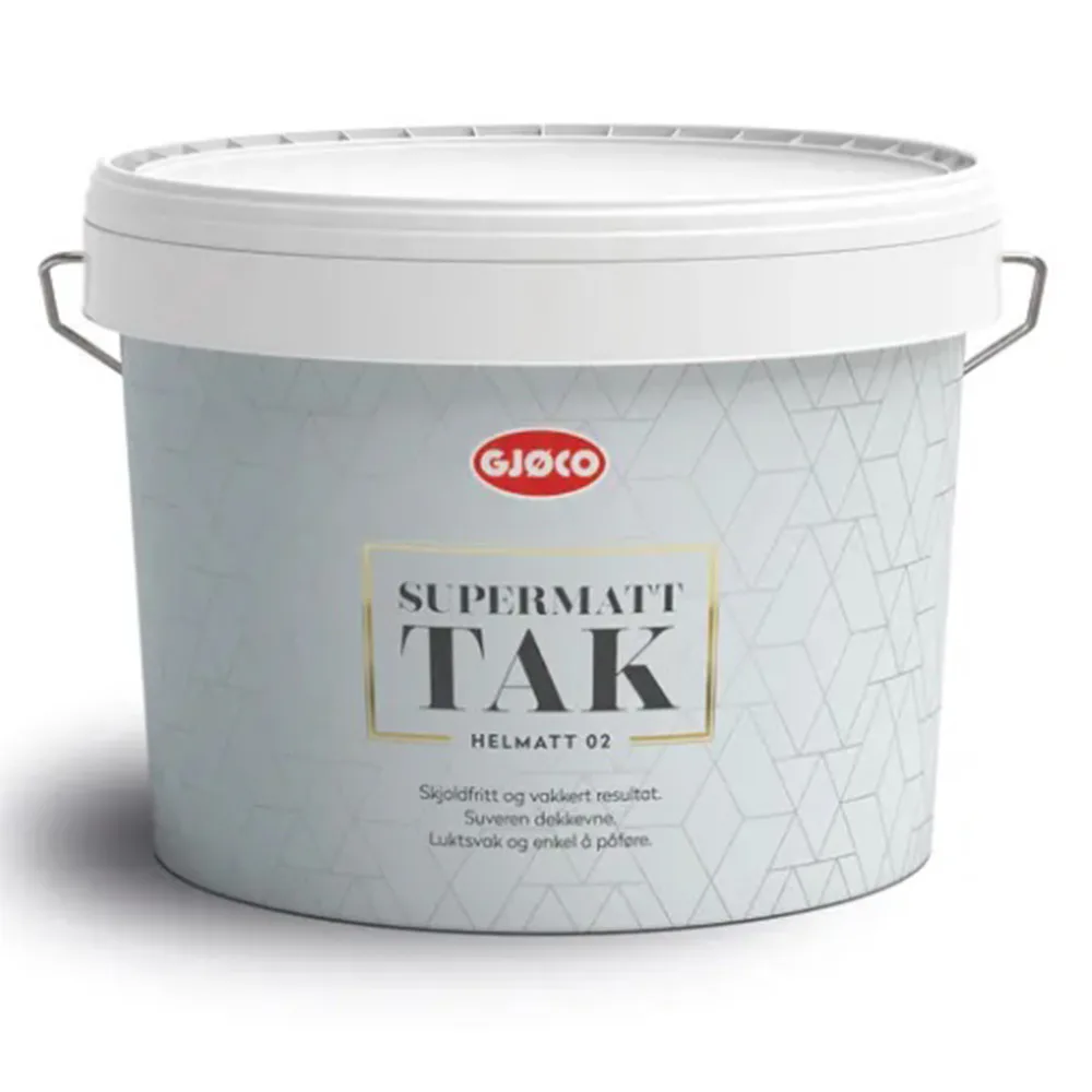 Takfärg Gjøco Supermatt Vit