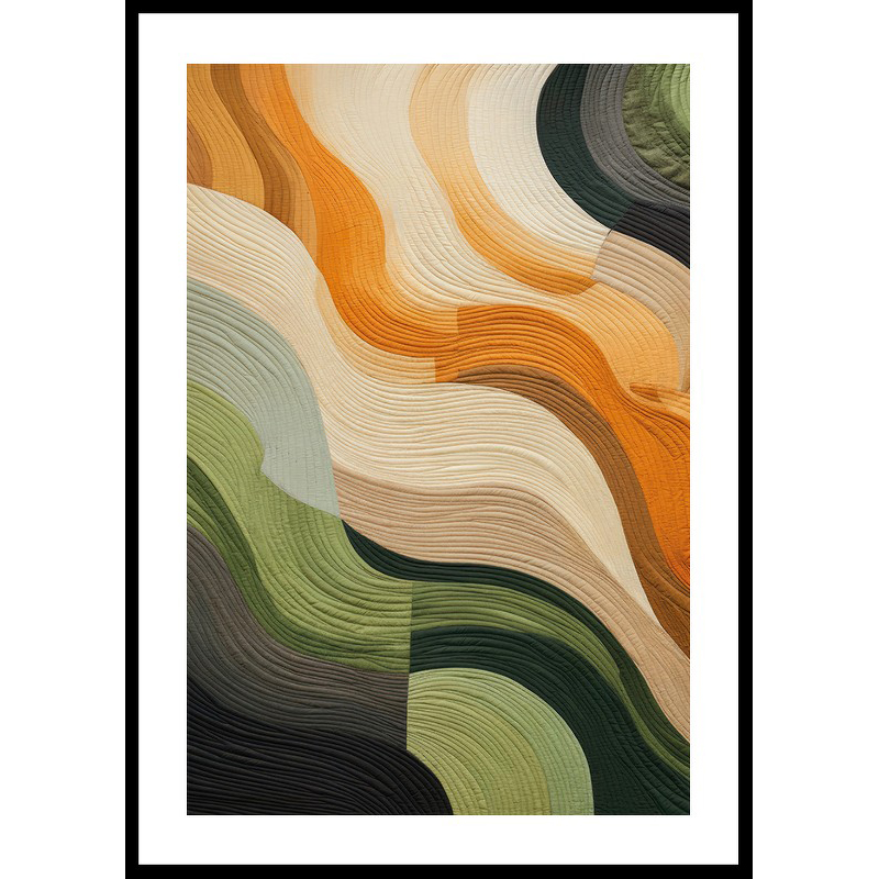 Poster Gallerix Woodland Harmony Fabric