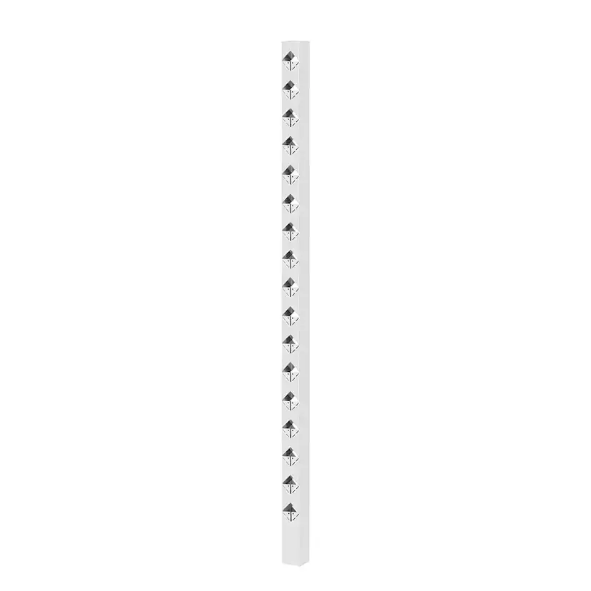 Staketstolpe Öckerö 1770mm vit70x70 Mellan Vit, Höjd: 1770 mm