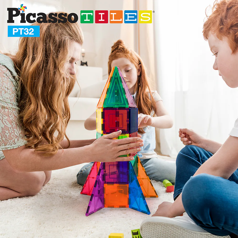 Magnetplattor Picasso Tiles 32 bitar