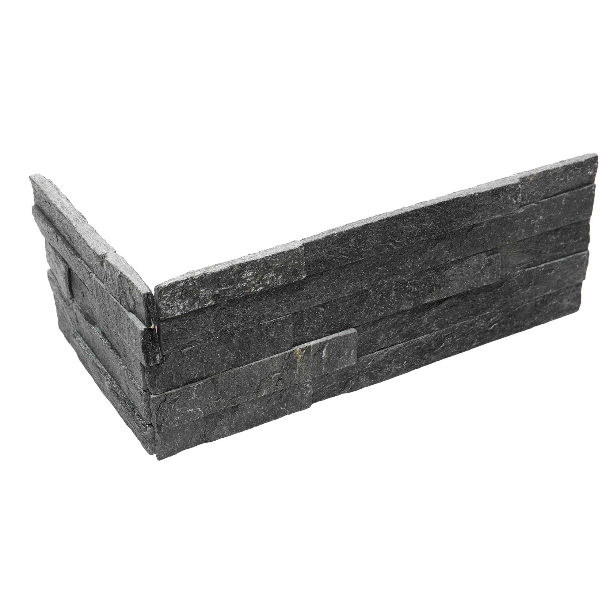 Väggsten ArtStone Black Glossy Mountain Hörn