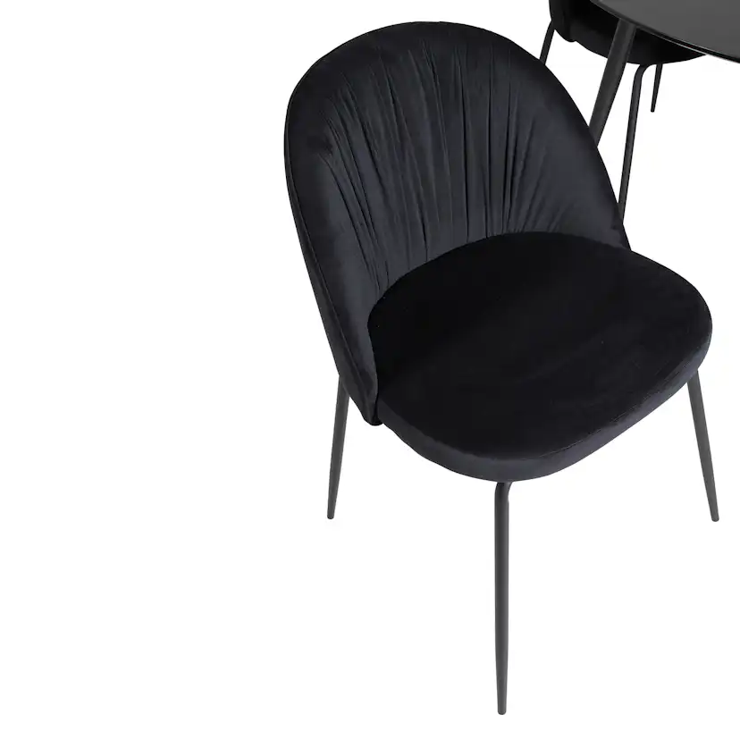 Matgrupp Venture Home Silvia med 4 Wrigley Stolar Runt