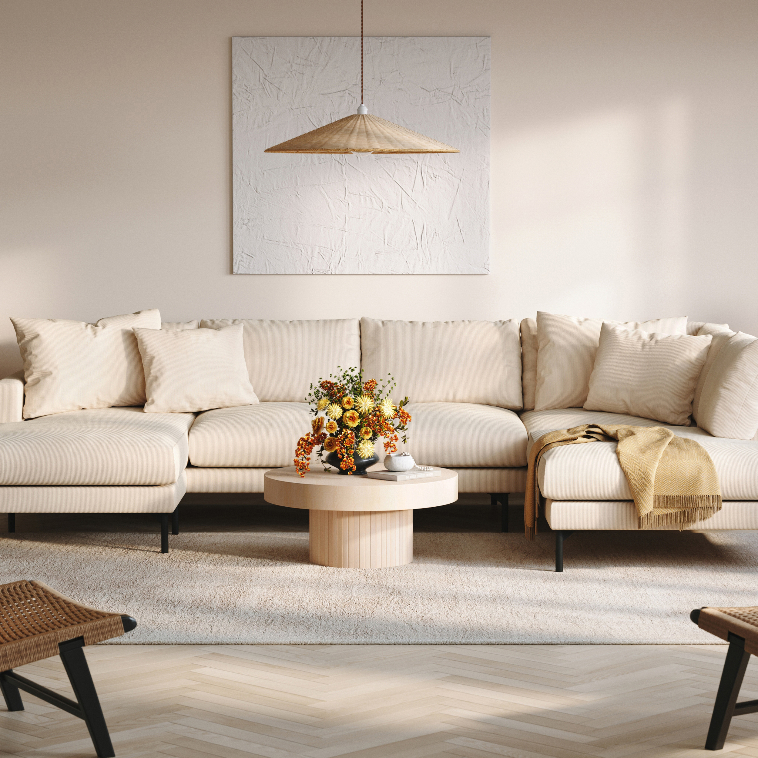 U-Soffa Scandinavian Choice Menard Soffa med Divan och Schäslong