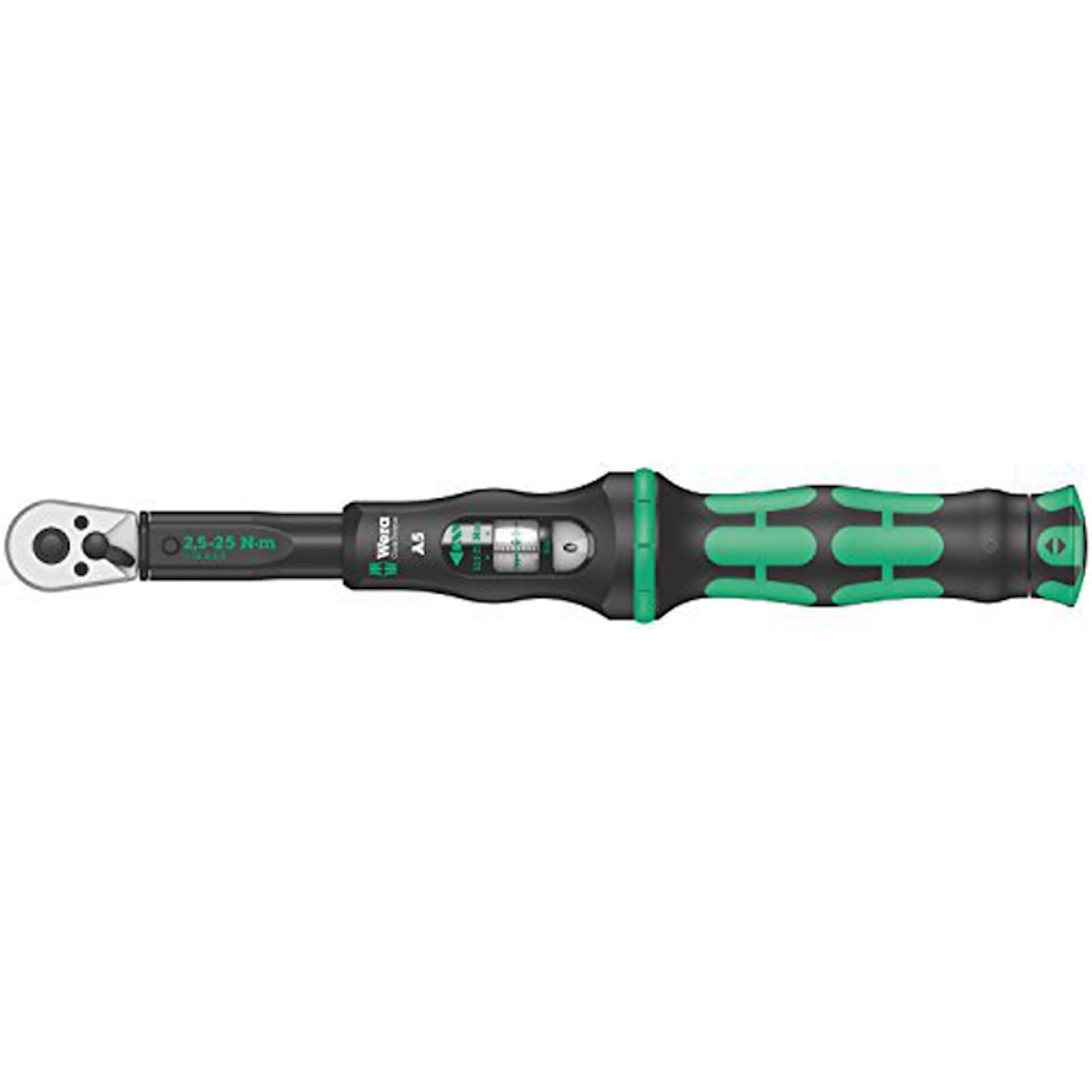 Momentnyckel Wera 1/4 tum Click- Torque A 5 2,5-25Nm