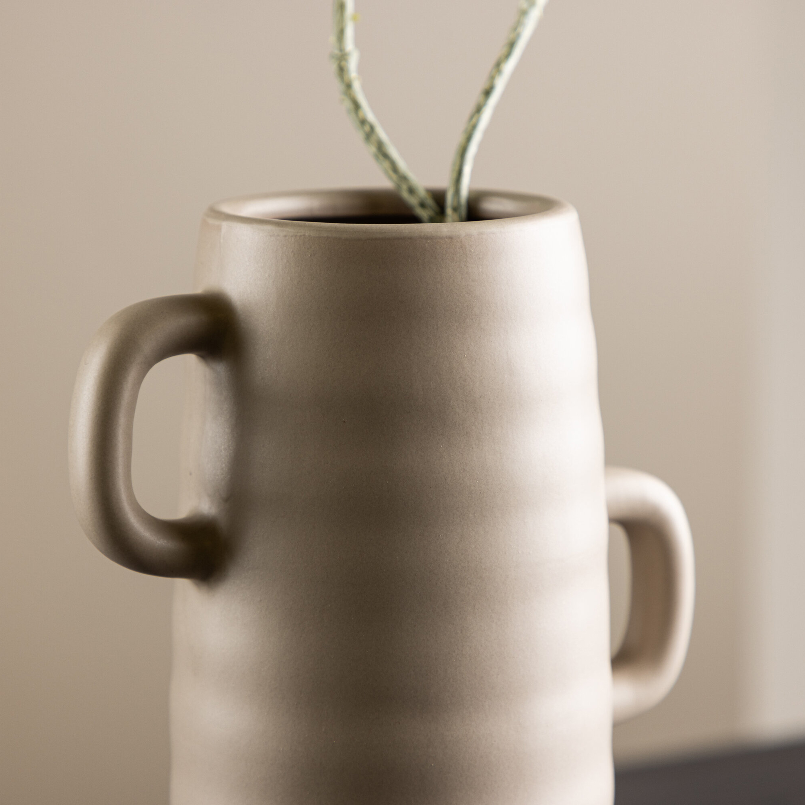 Cent Vase - Matte Brown - 15*15*25,5cm Brun