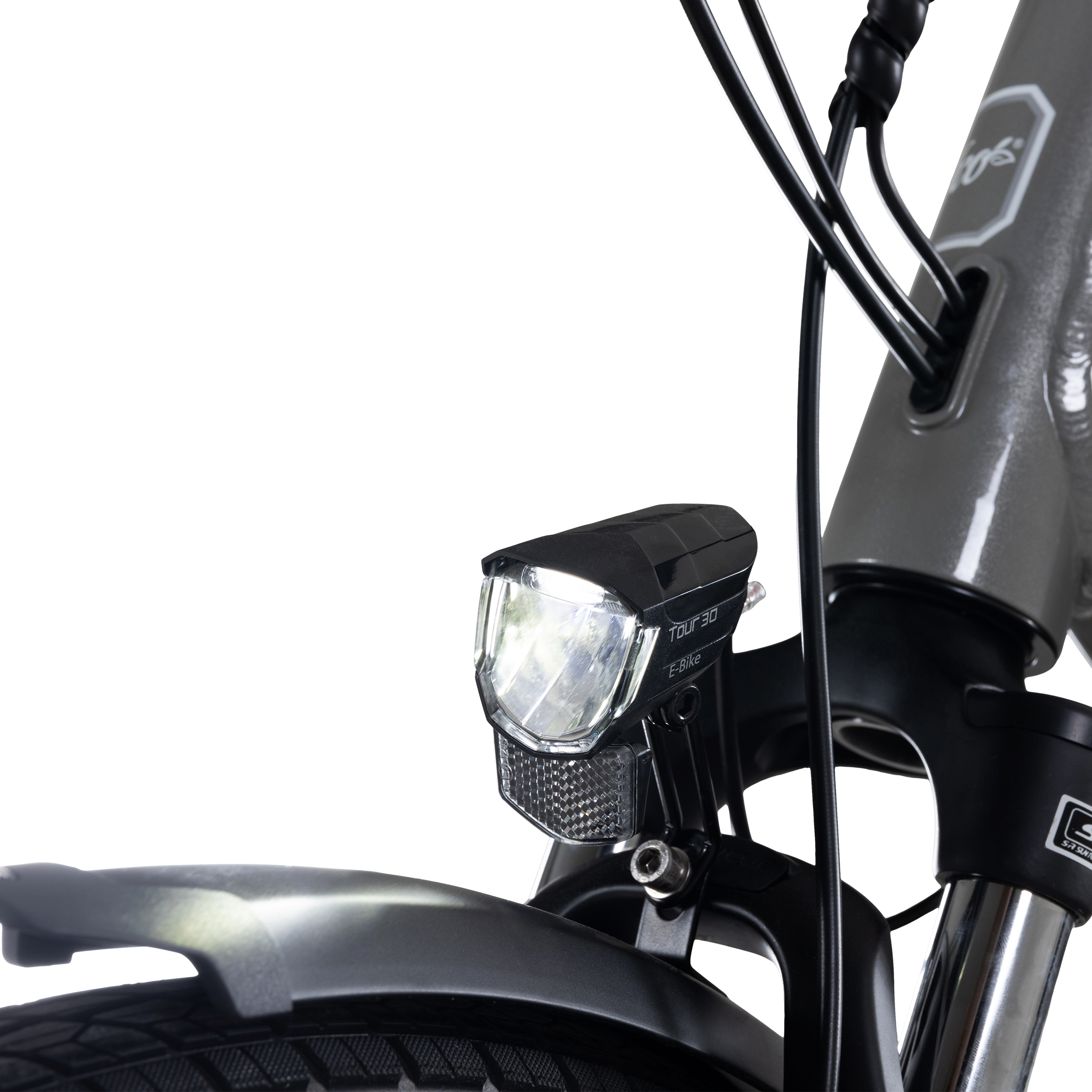 Elcykel Lyfco Dam 28" - Elise 14 Ah Silver