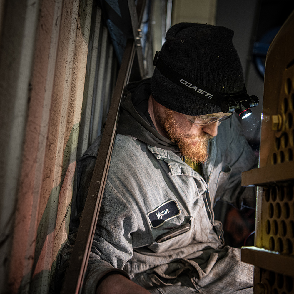 Pannlampa Coast XPH30R Uppladdningsbar 1500 lumen