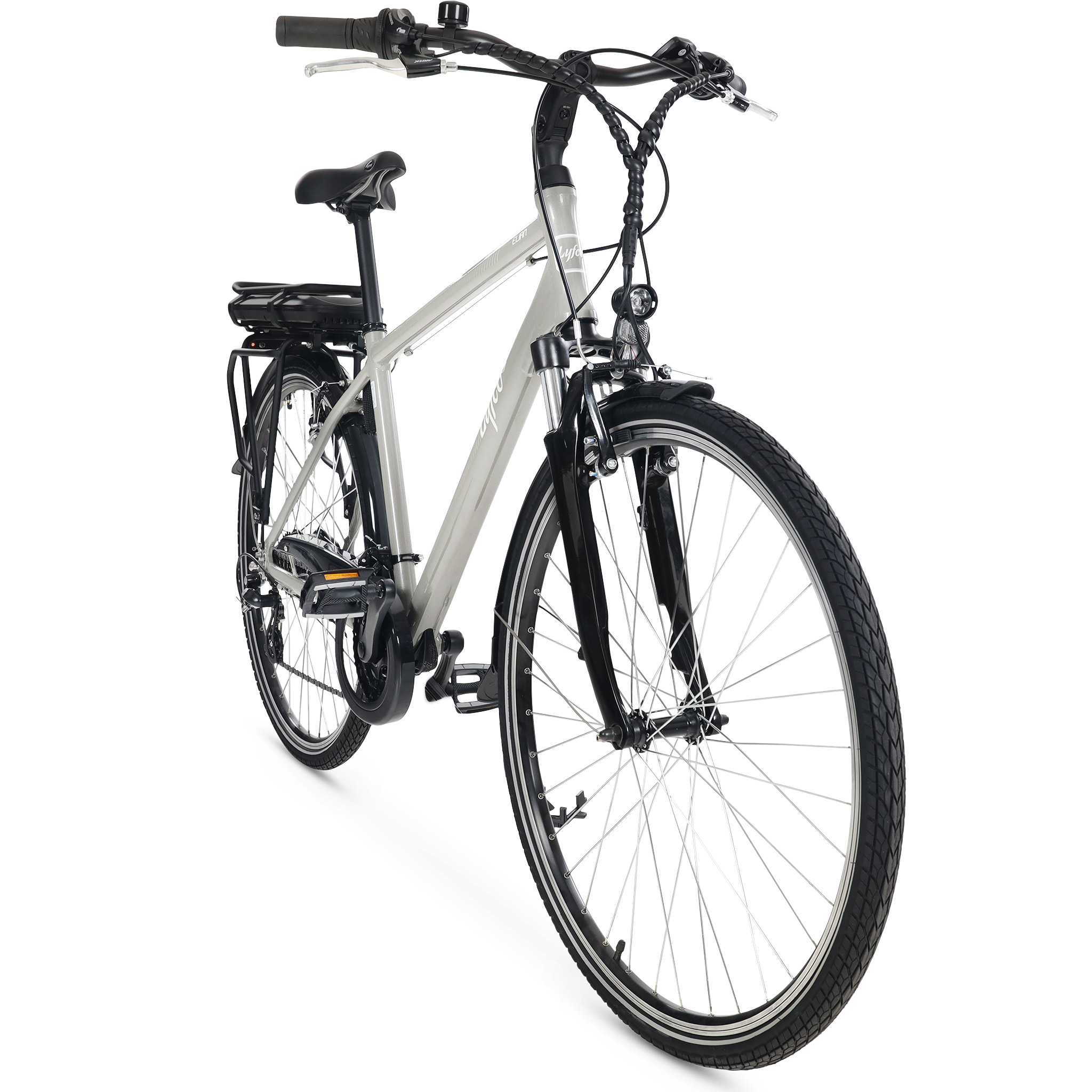 Elcykel Lyfco Herr 28" - Elian 13 Ah Silver