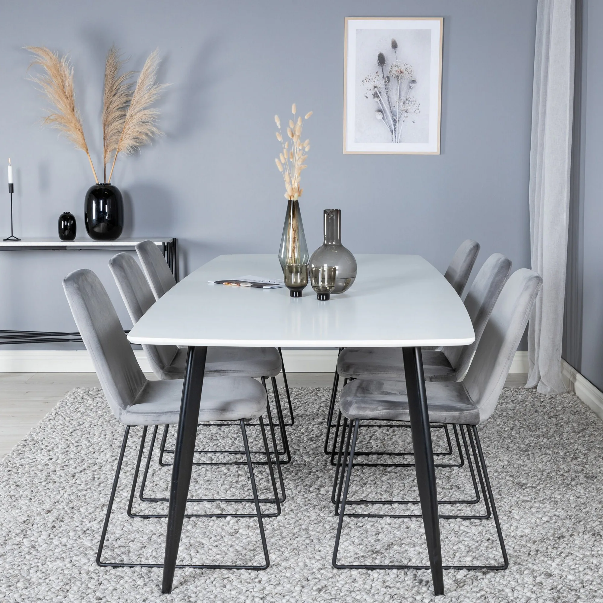 Matgrupp Venture Home Polar med 6st Muce Stolar