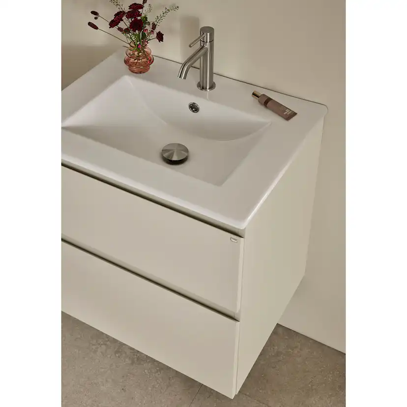 Tvättställsskåp Hafa Go Plus med Tvättställ Beige, B: 810mm