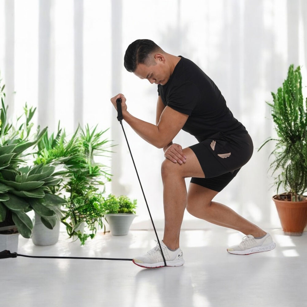 Power Tube Head TPR Träningsband Idealiskt För Motståndsträning