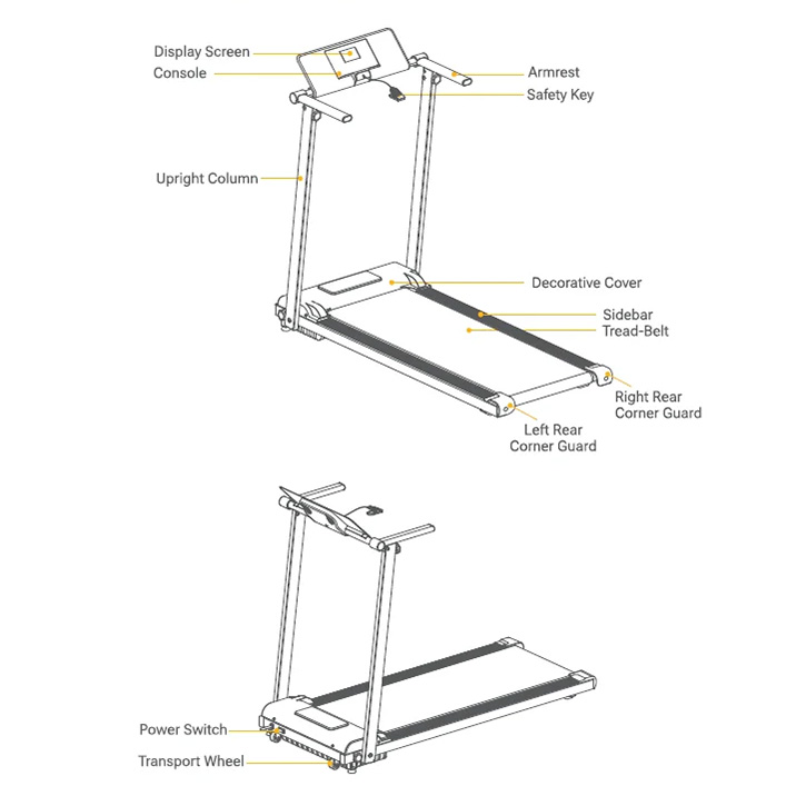 Löpband UREVO Foldi Mini