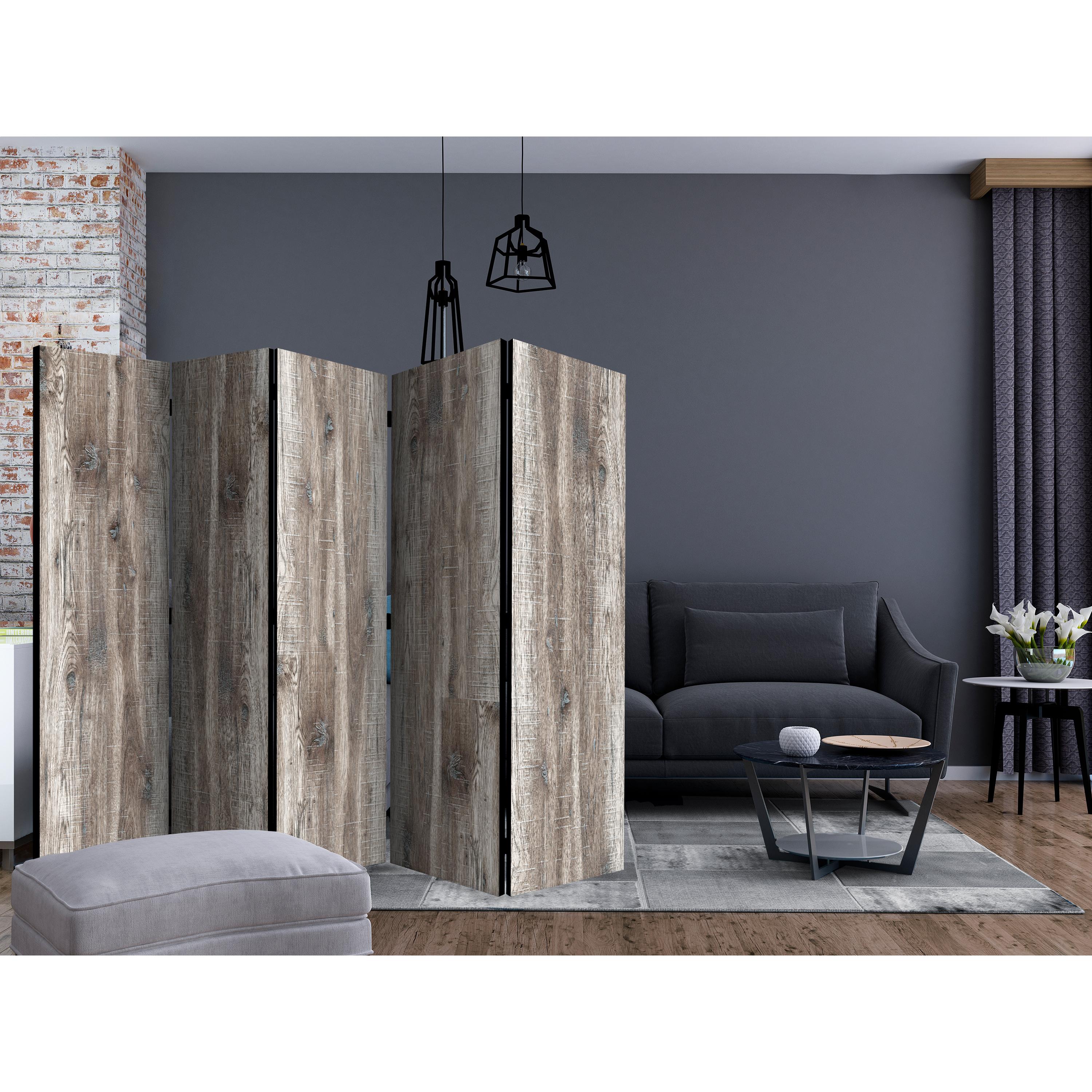Rumsavdelare Skärmvägg Arkiio Stylish Wood II 225x172 cm
