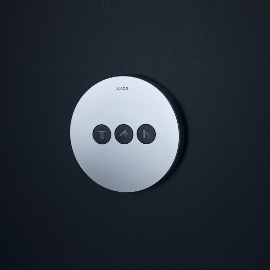 Inbyggnadsblandare Axor ShowerSelect Rund 3-utlopp