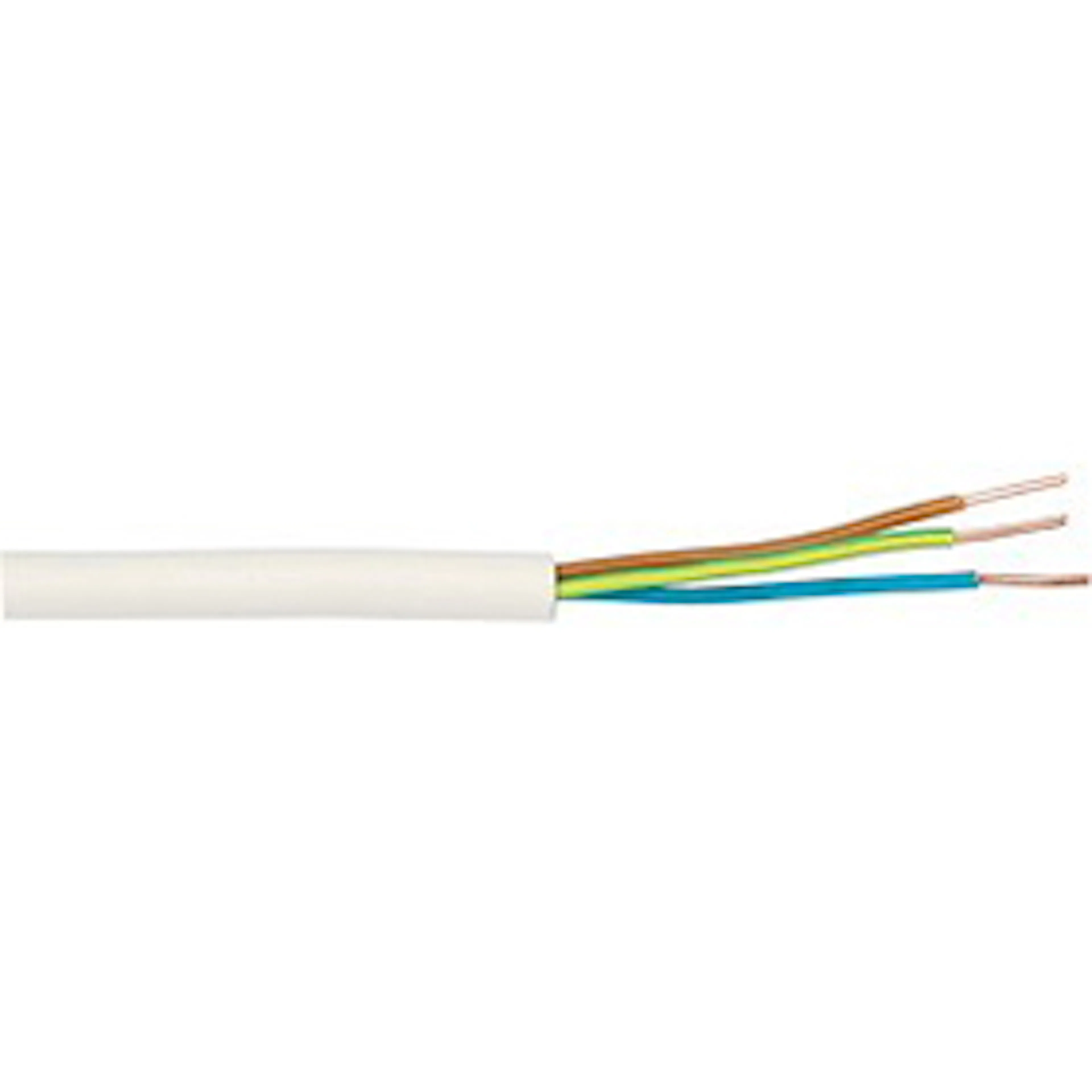 Kabel Malmbergs RKK 3G0,75 Vit