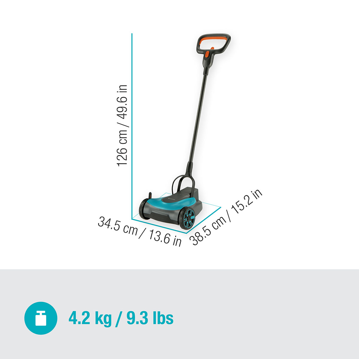 Gräsklippare Gardena Garden HandyMower 22/18V P4A utan Batteri
