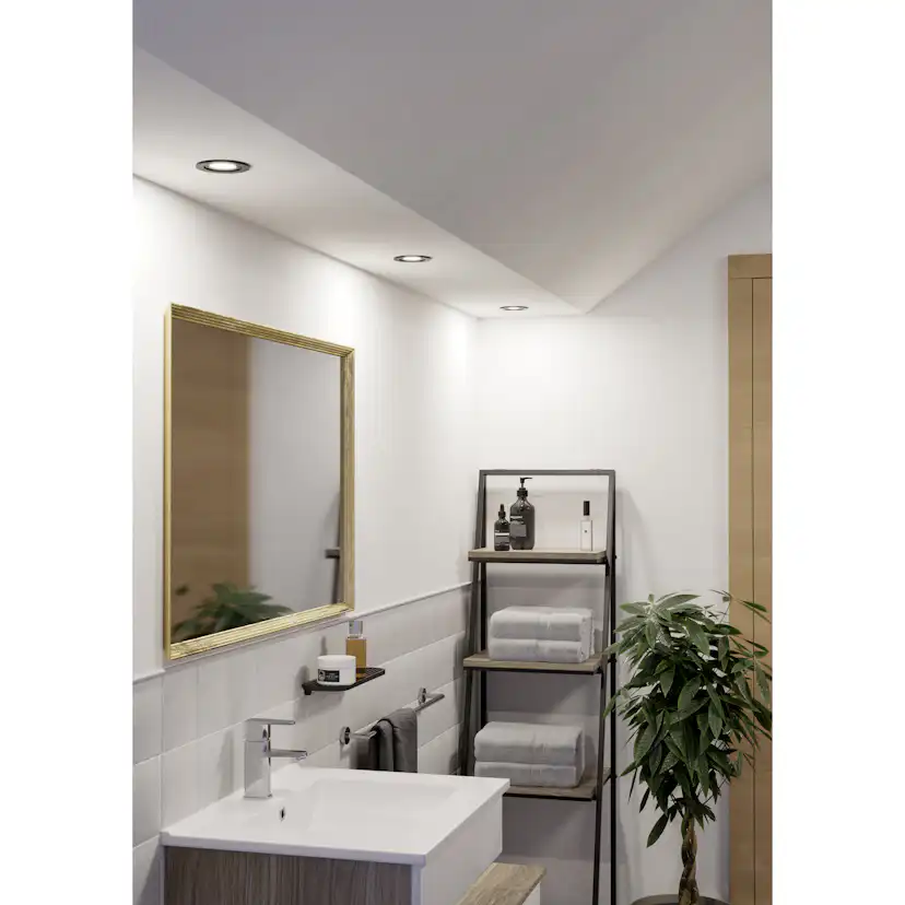 Infälld Lampa Eglo Barranco IP44 30 mm 3000K Set om 3