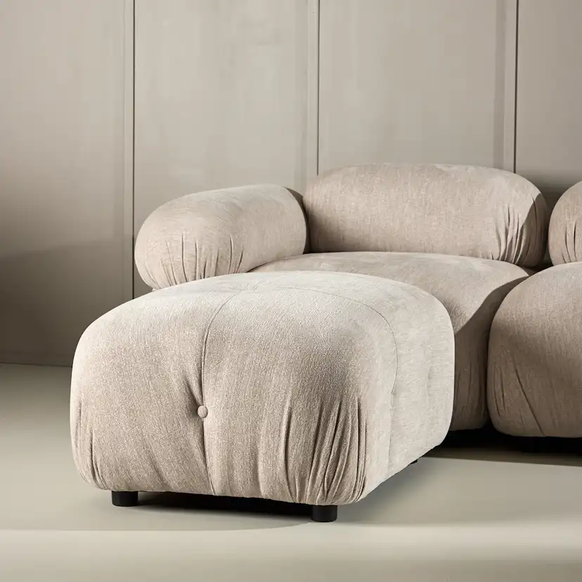 3-sitssoffa Venture Home Mika 4 st Moduler Beige Divan
