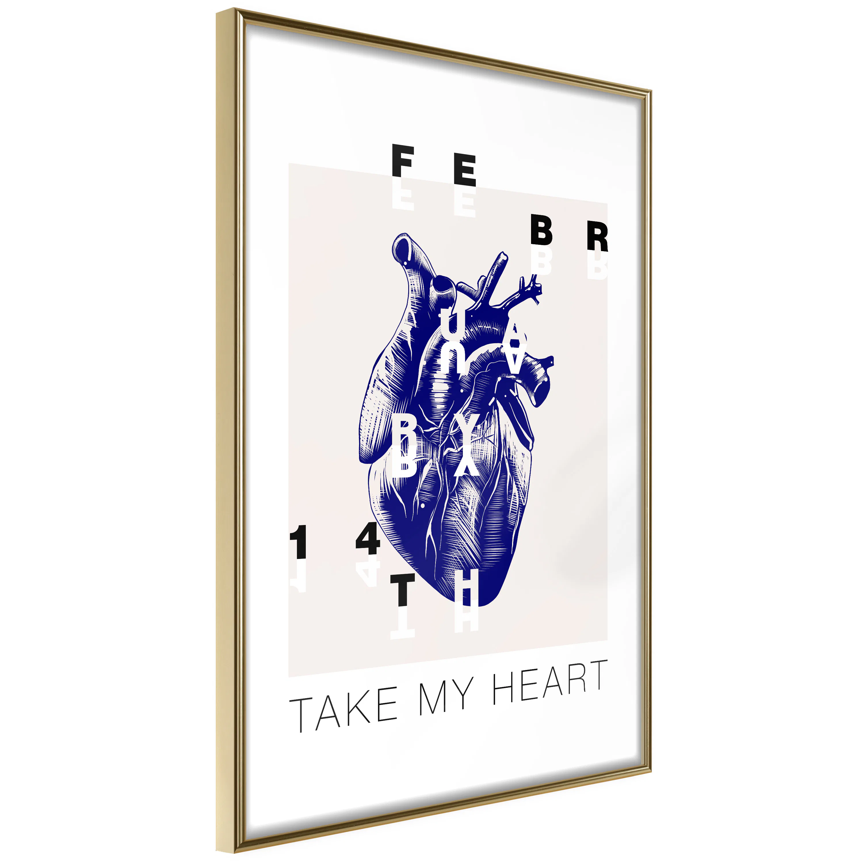 Poster Artgeist Affisch Take My Heart