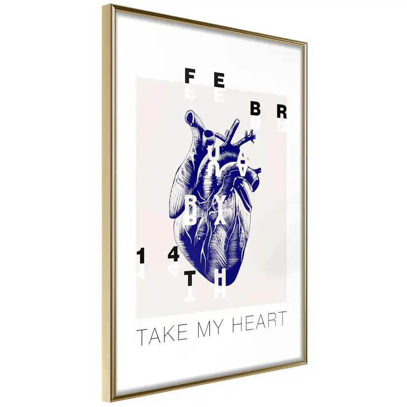 Poster Artgeist Affisch Take My Heart