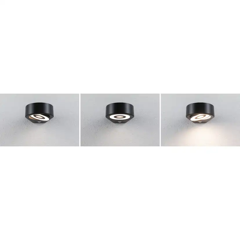 Fasadbelysning LED Paulmann Silma med Skymningsstyrd rörelsedetektor IP44 230V Färg: Antracit