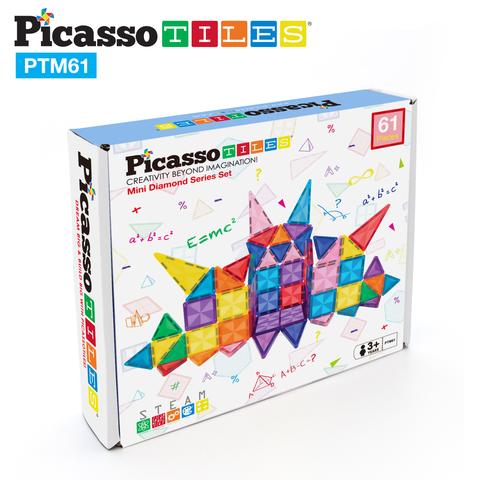 Magnetplattor Picasso Tiles 61 bitar Mini