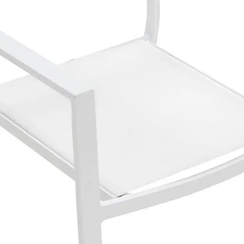Stapelstol Comfort Garden Tunis Vit