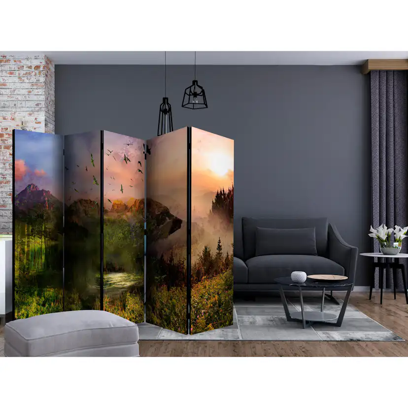 Rumsavdelare Skärmvägg Arkiio Bear in the Mountain II 225x172 cm