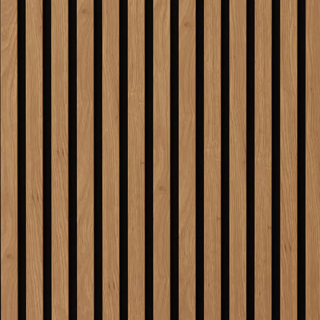 Akustikpanel Lundbergs Harmoni Svart Filt 2590x615x20 mm