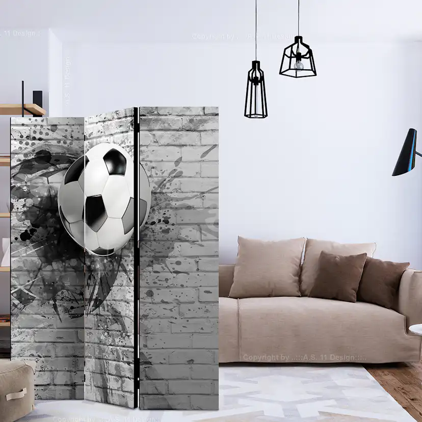 Rumsavdelare Skärmvägg Arkiio Dynamic Football 135x172 cm