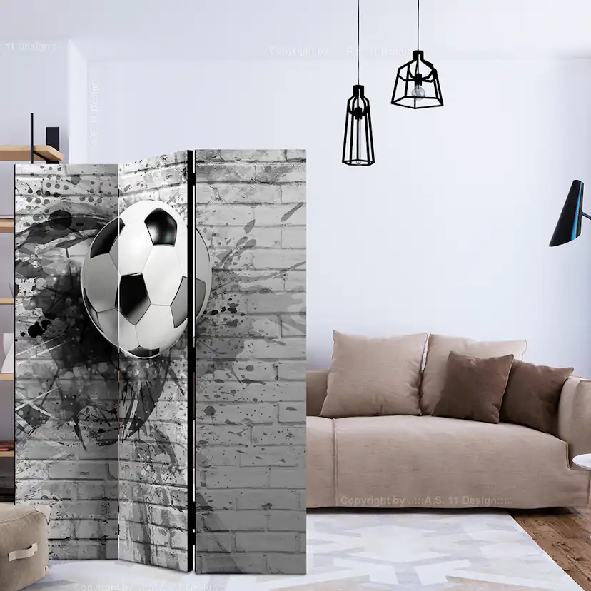 Rumsavdelare Skärmvägg Arkiio Dynamic Football 135x172 cm