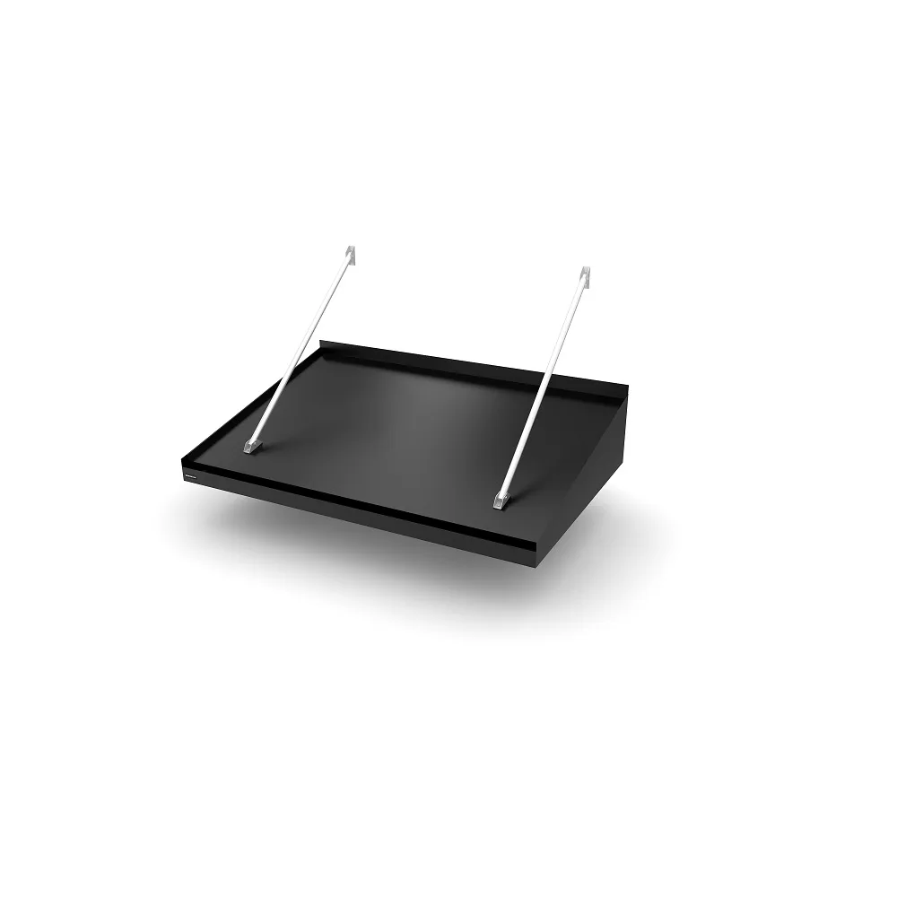 Modern Simple Classic B=1500 D=1155 Black (RAL:9011) 1500 mm Svart, Djup: 1155 mm