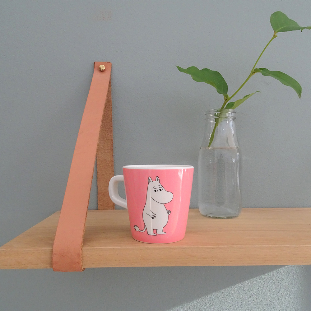 Barnmugg Rätt Start Mumin Med Handtag Vatten & Bad Rosa