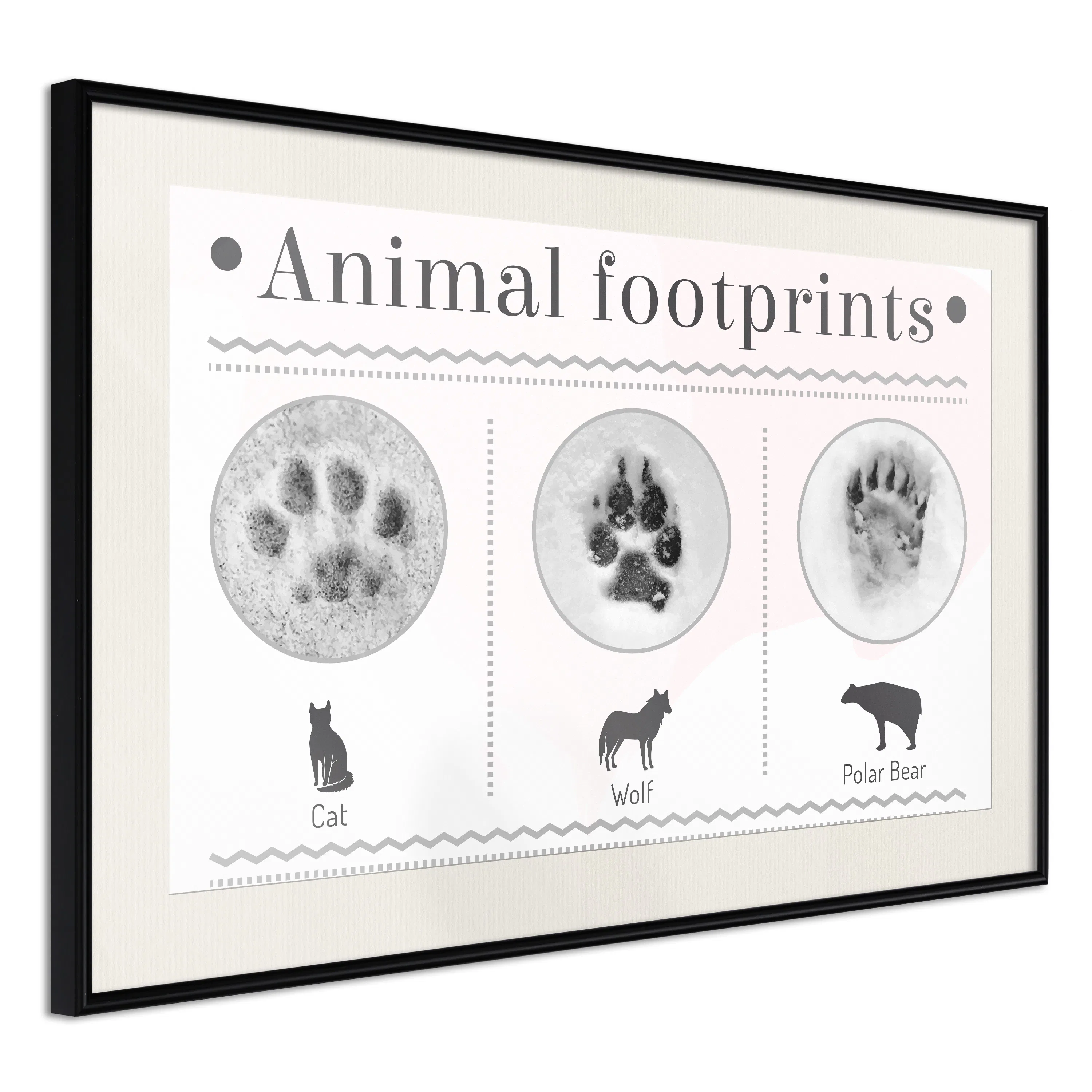 Poster Artgeist Affisch Footprints