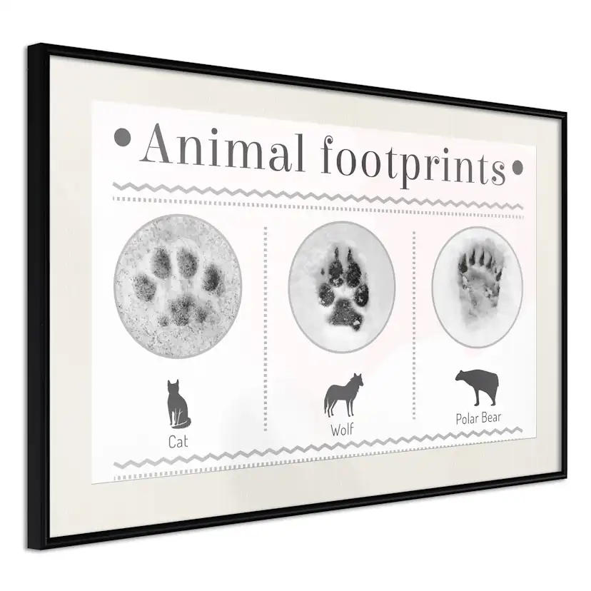 Poster Artgeist Affisch Footprints