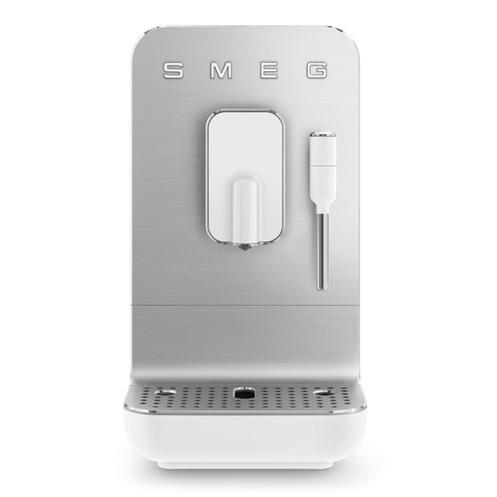 Espressomaskin Smeg BCC12WHMEU Vit med Mjölkskummare & Termoblock