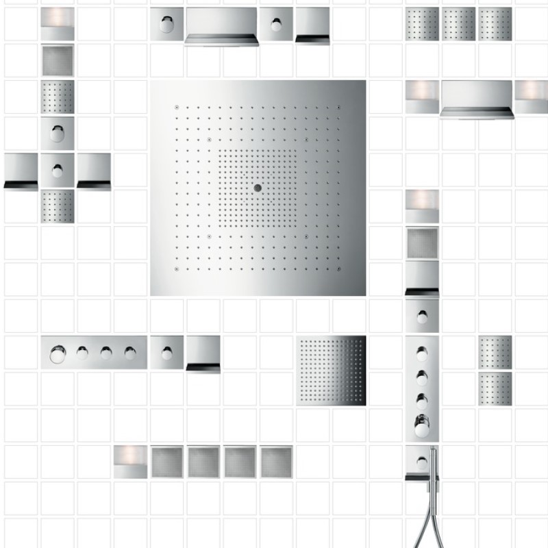 Huvuddusch Axor Starck för Inbyggnad