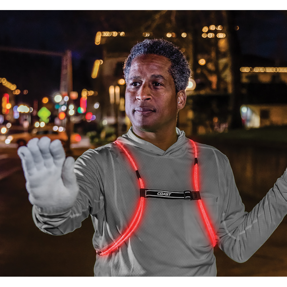 Säkerhetsväst Coast LH150 Med LED & Reflex