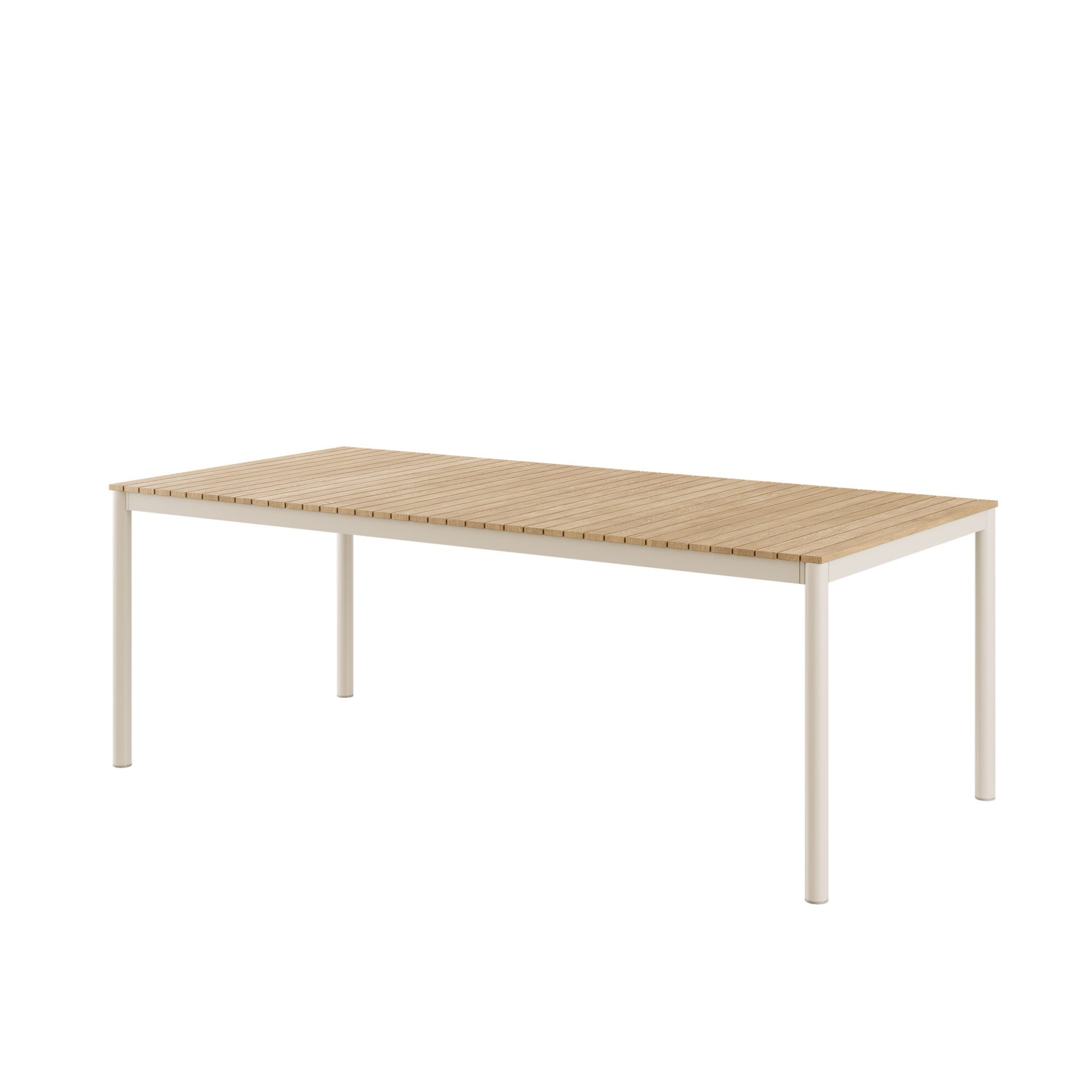 Trädgårdsbord Cinas Mood Classic Teak/Aluminium 208x100 cm