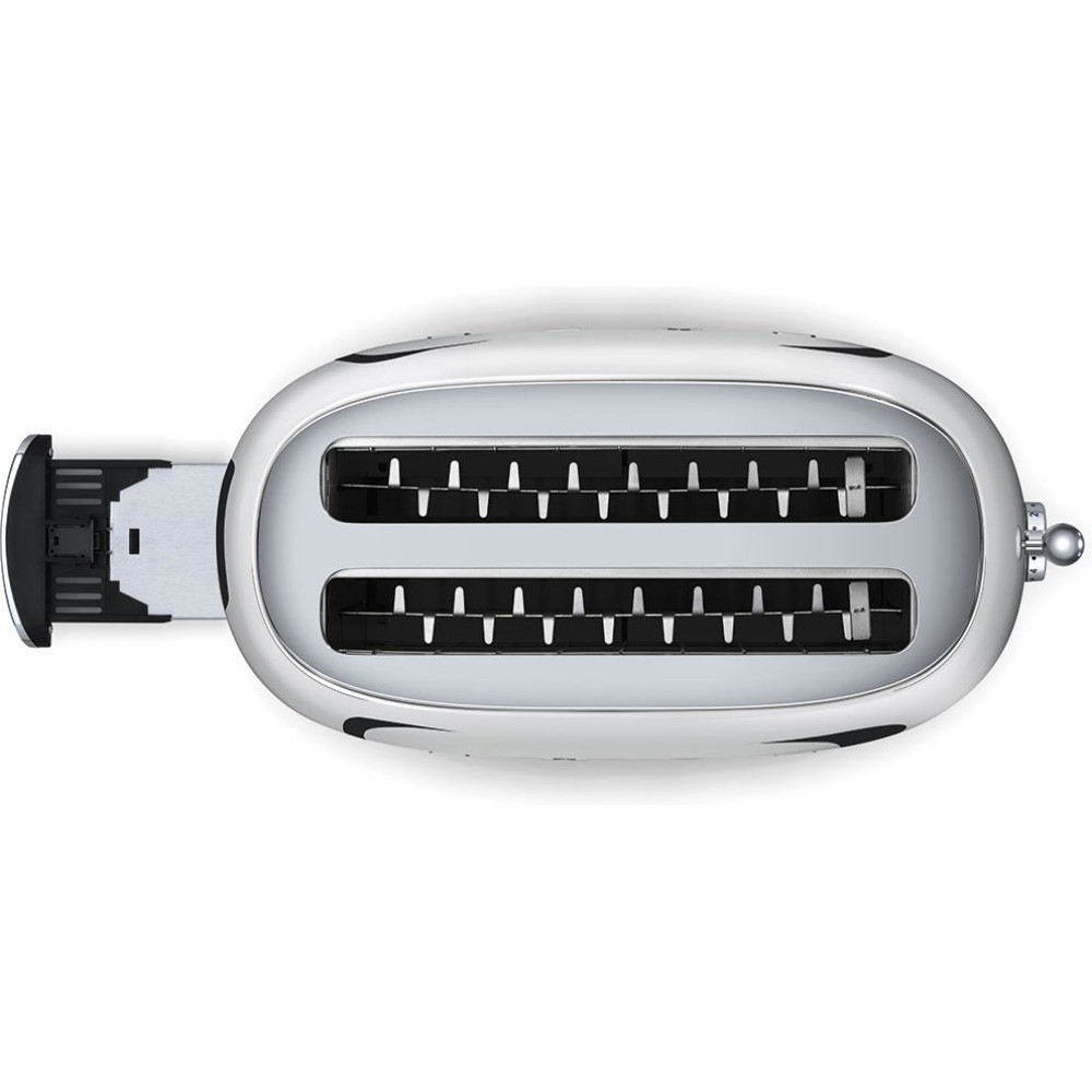 Brödrost Smeg TSF02SSEU Krom Retro med Extra Breda Fack