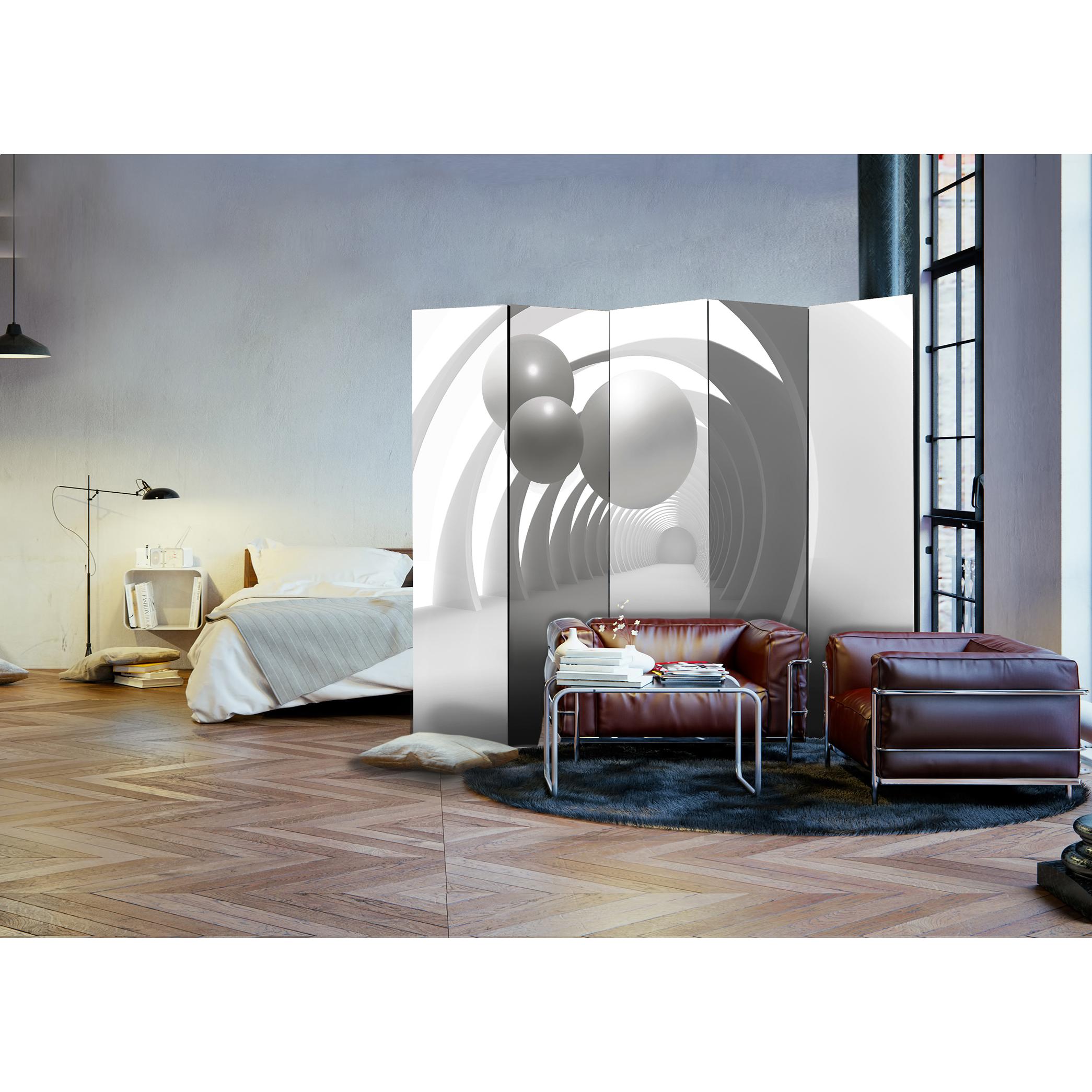 Rumsavdelare Skärmvägg Arkiio White Tunnel II 225x172 cm