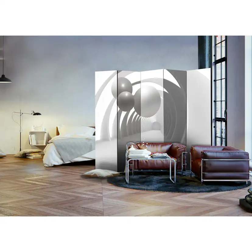 Rumsavdelare Skärmvägg Arkiio White Tunnel II 225x172 cm