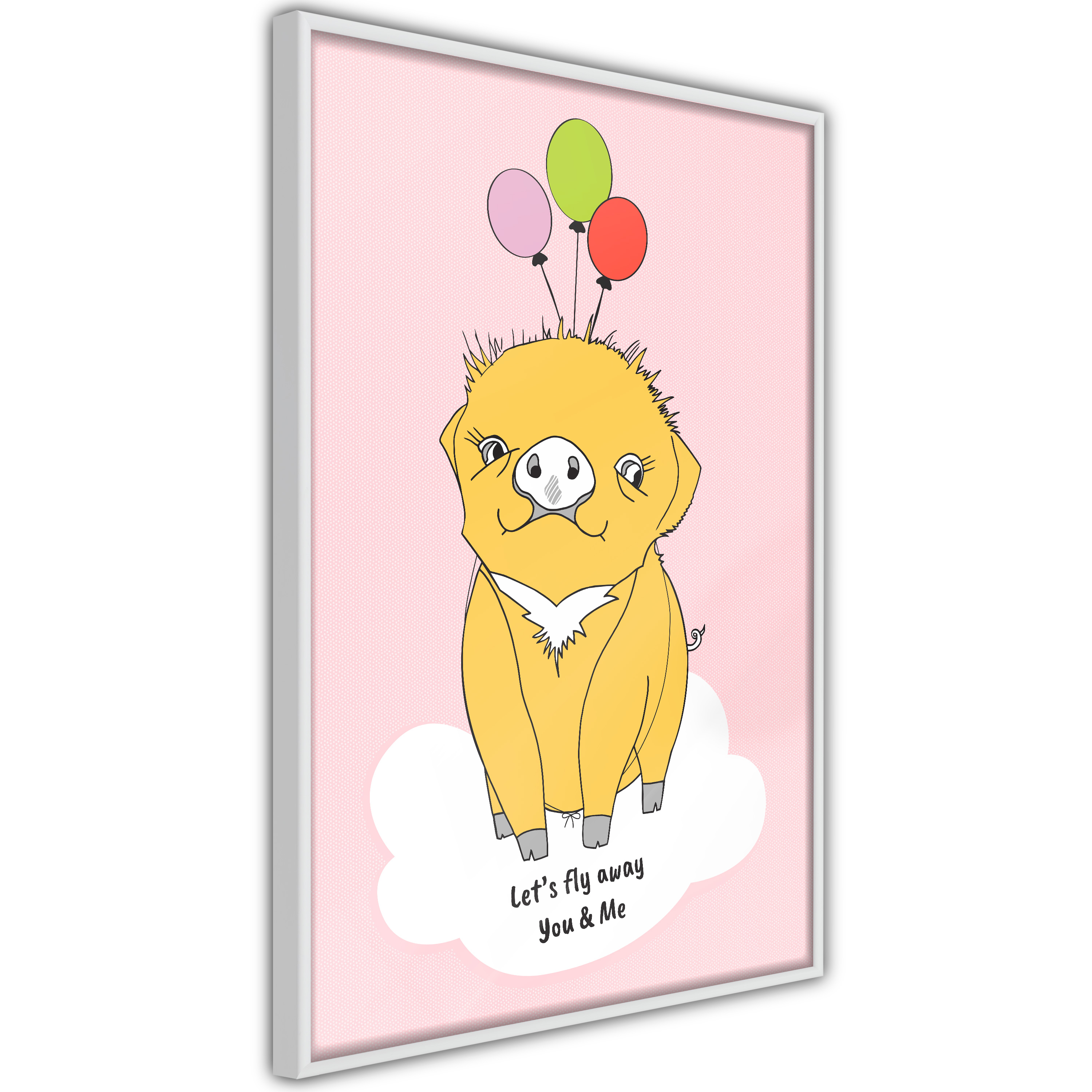 Poster Artgeist Affisch Soaring Pig