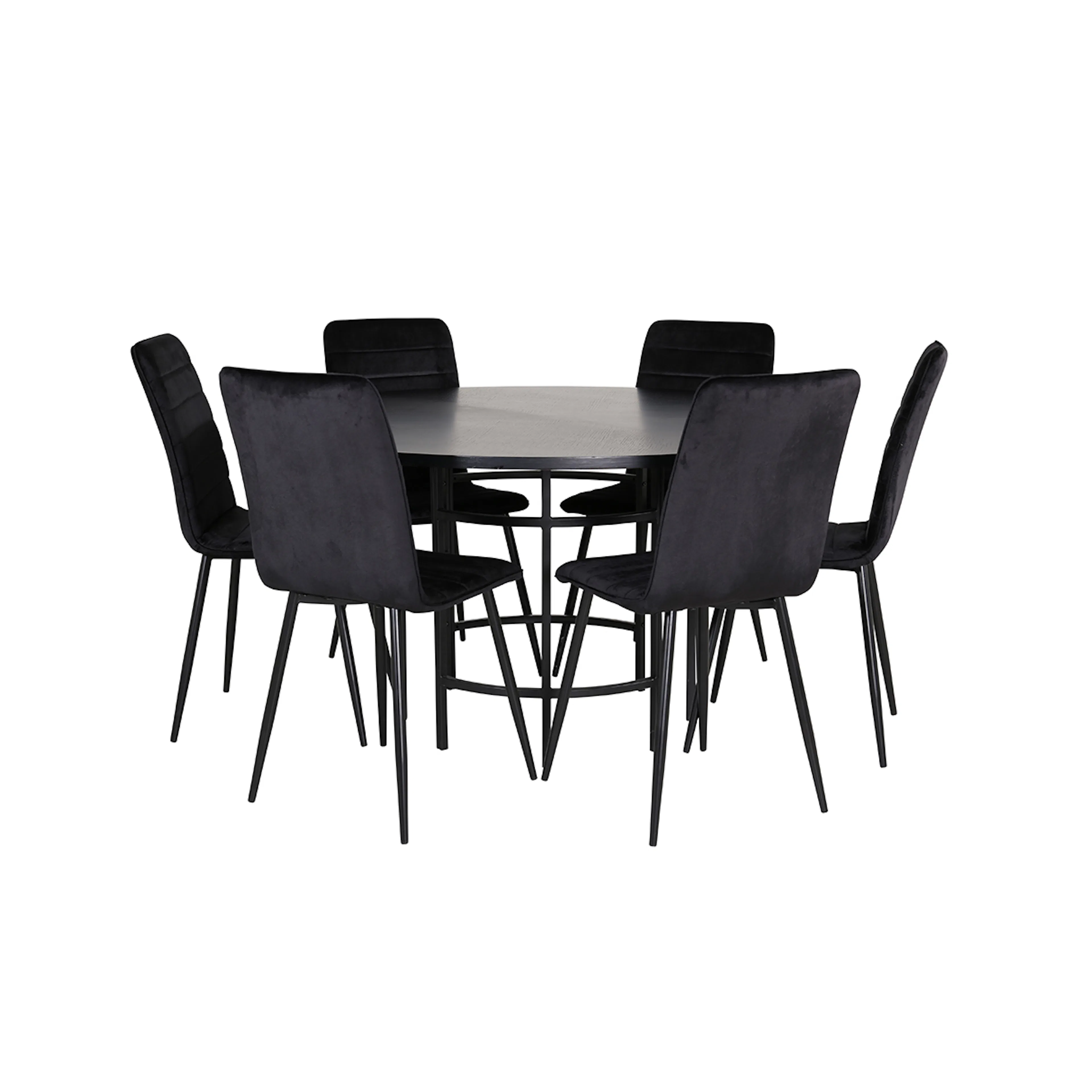 Matgrupp furniture/fashion Copenhagen Ø140 cm med 6 Windu Stolar