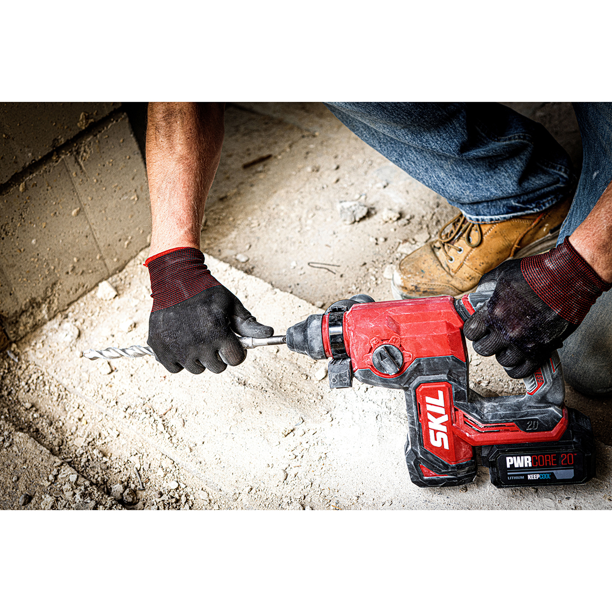 Borrhammare SKIL 3851 GA Batteridriven Kolborstfri