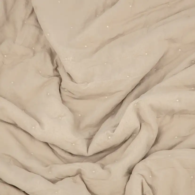 Sally Bedspread Microfiber - Beige / - 260*80 Beige, Mått: 260x80 cm