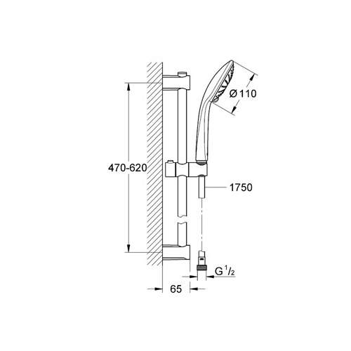 Duschset Grohe Vitalio Joy