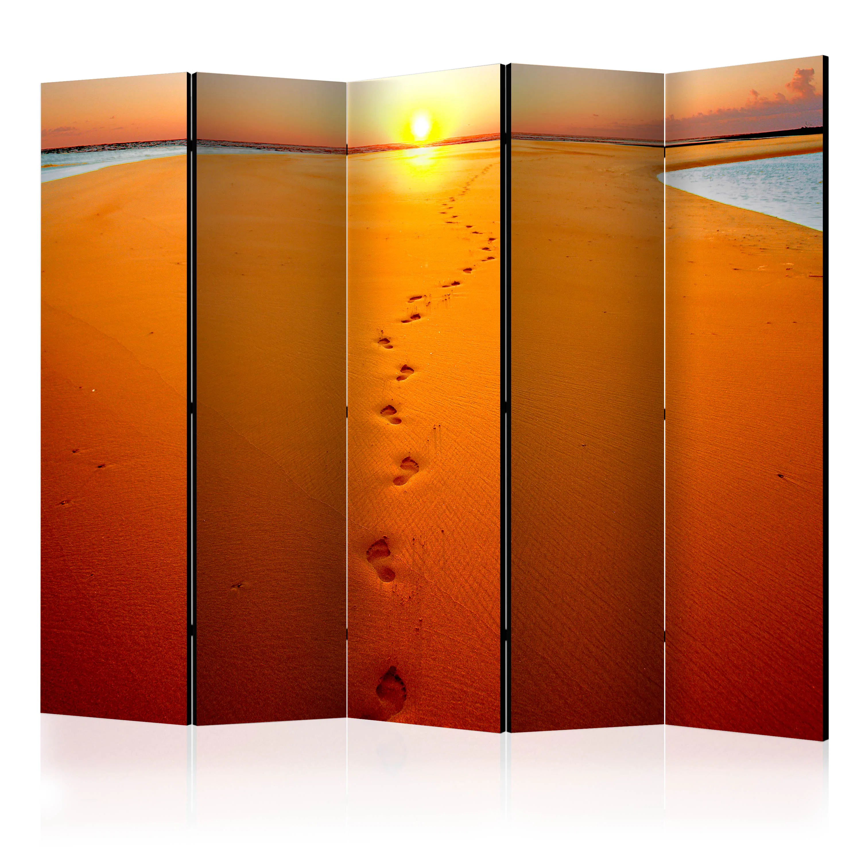 Rumsavdelare Skärmvägg Arkiio Footprints in the Sand II 225x172 cm
