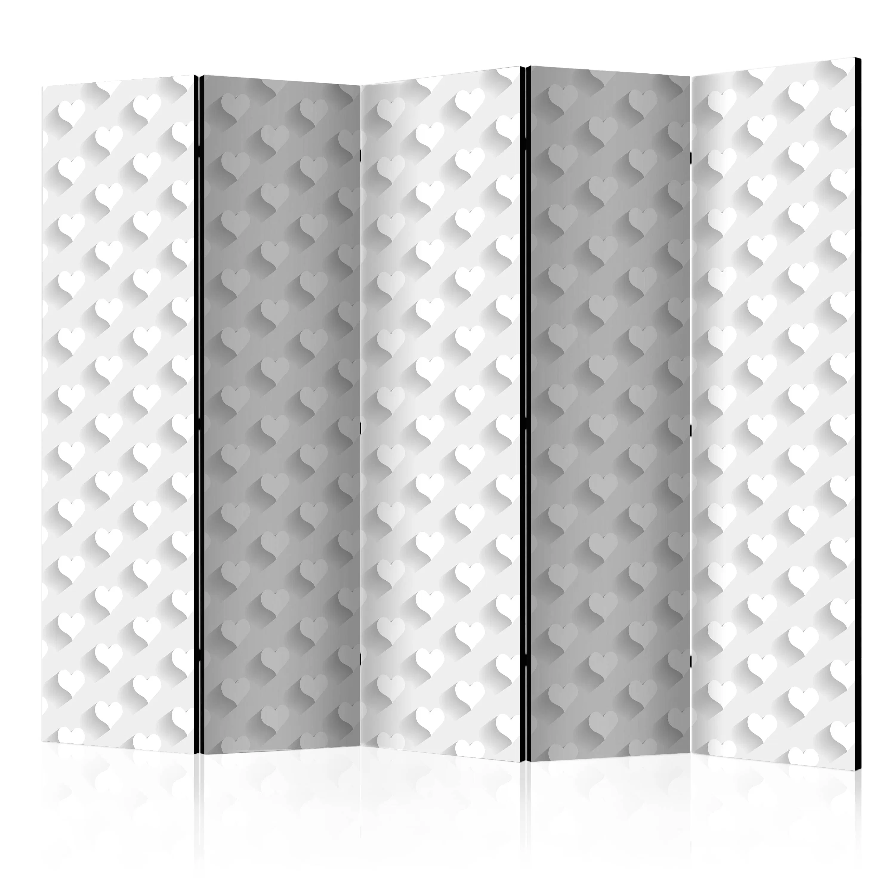 Rumsavdelare Skärmvägg Arkiio Grey Hearts II 225x172 cm
